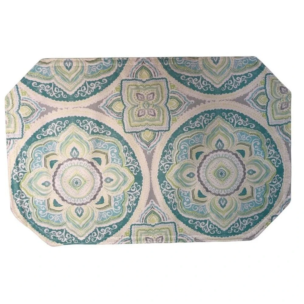 Summer Fun teal medallion